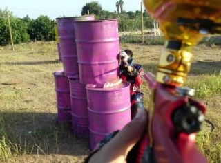 Apunta con la marcadora